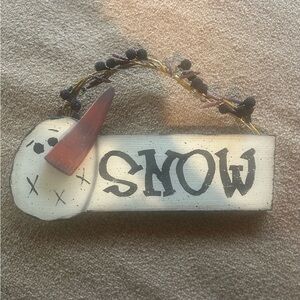 Snowman Wall Hanging Decor